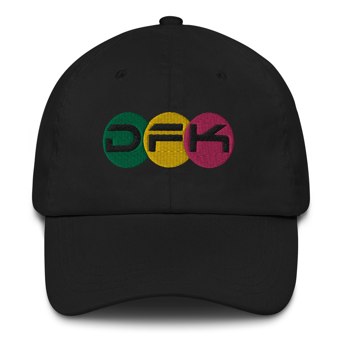 DFK (Rasta Circles) Cap Black