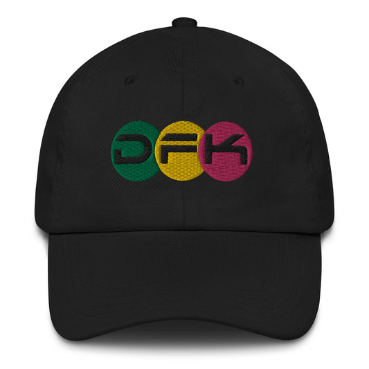 DFK (Rasta Circles) Cap Black