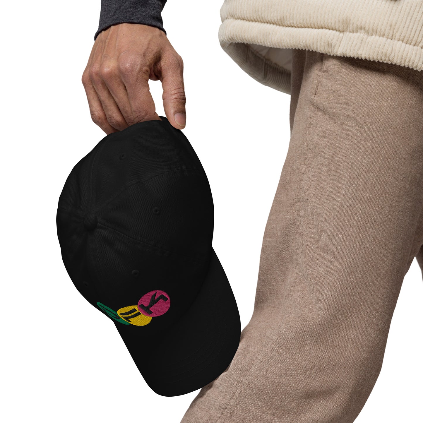 DFK (Rasta Circles) Cap Black