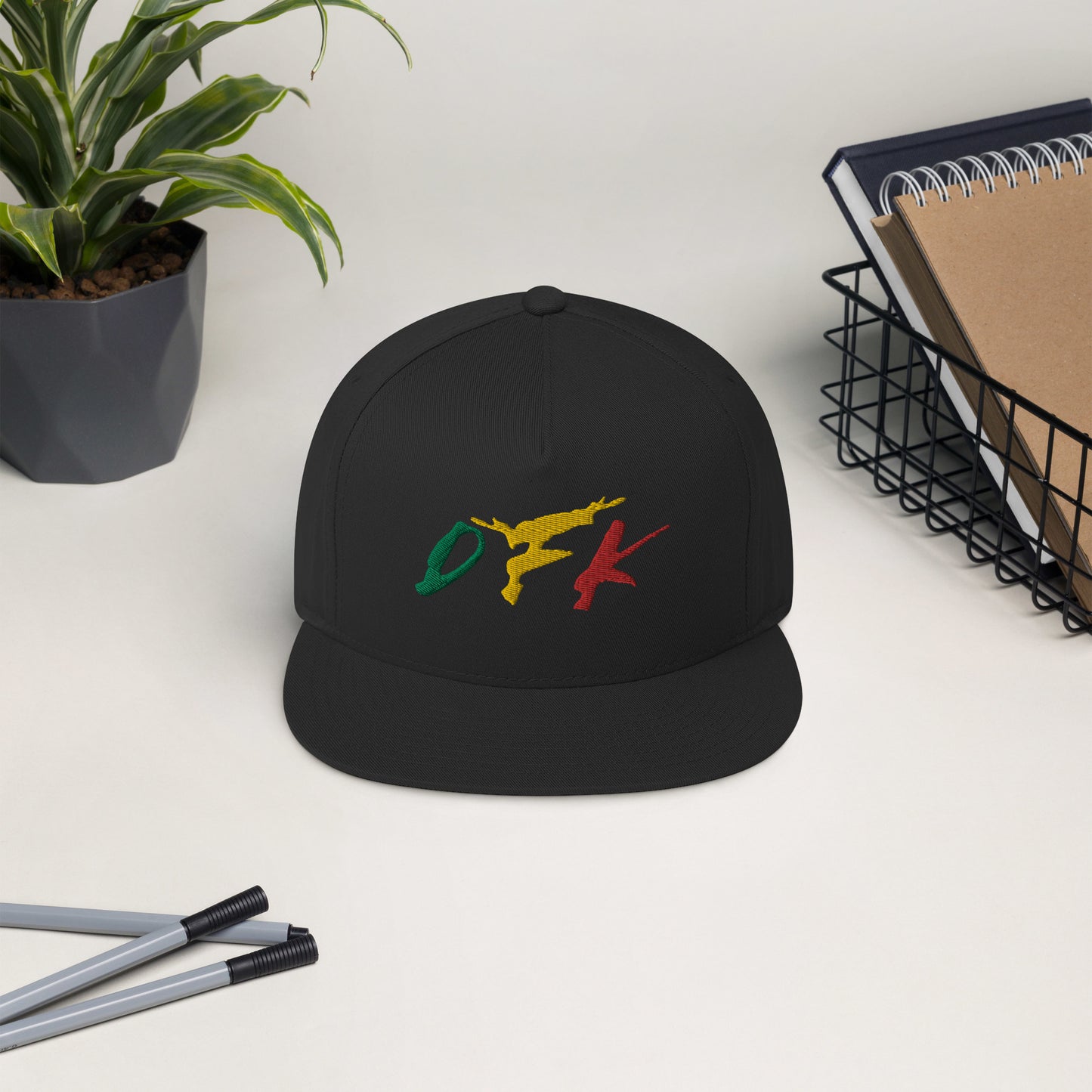 DFK (Rasta-Funk) Flat Bill Cap