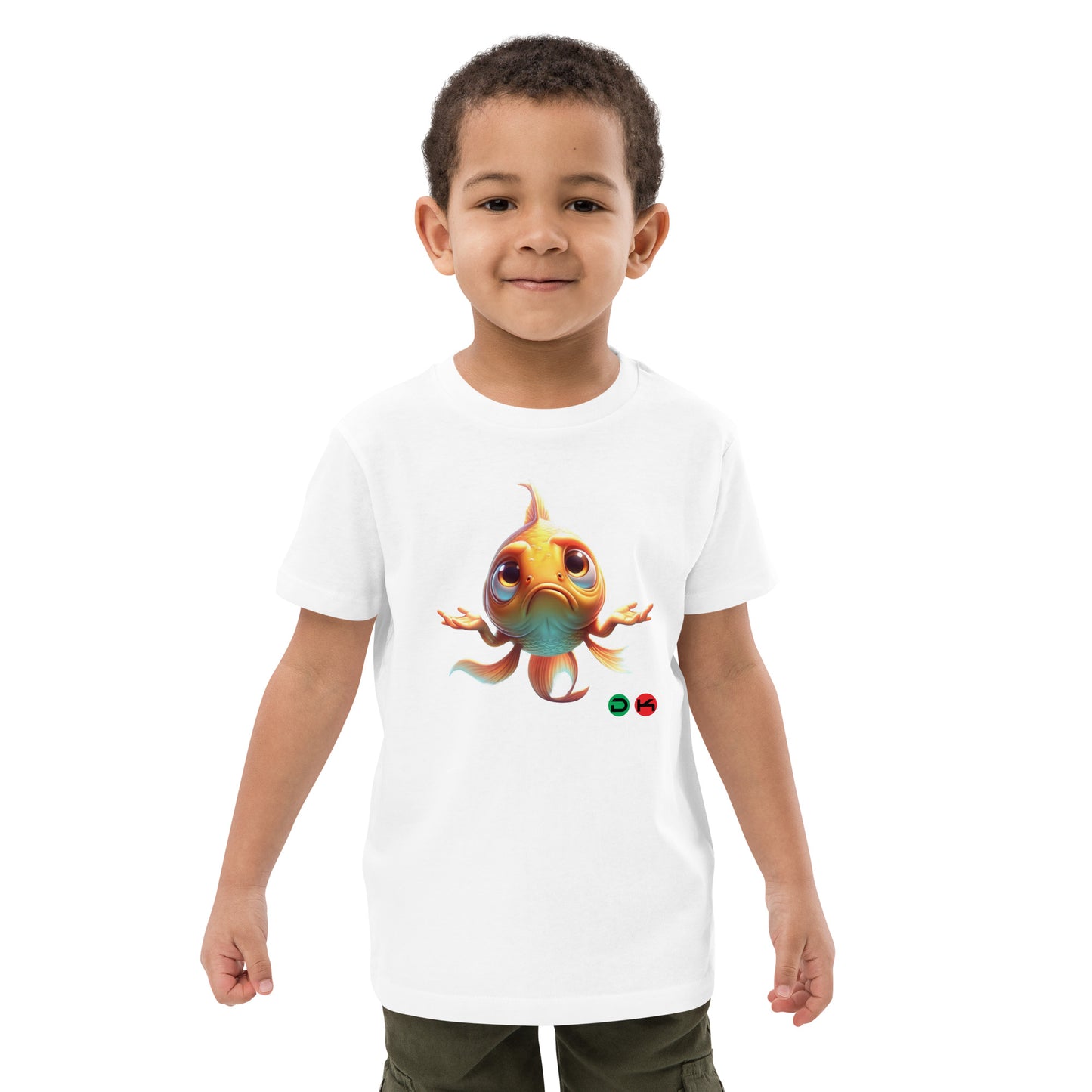 Kids DK-Goldie White Organic cotton kids t-shirt