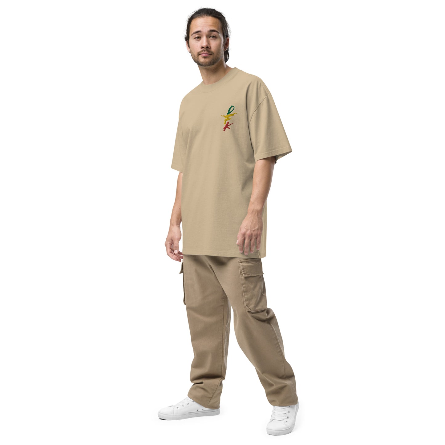 DFK (Funk) Oversized T-Shirt Faded Khaki (unisex)