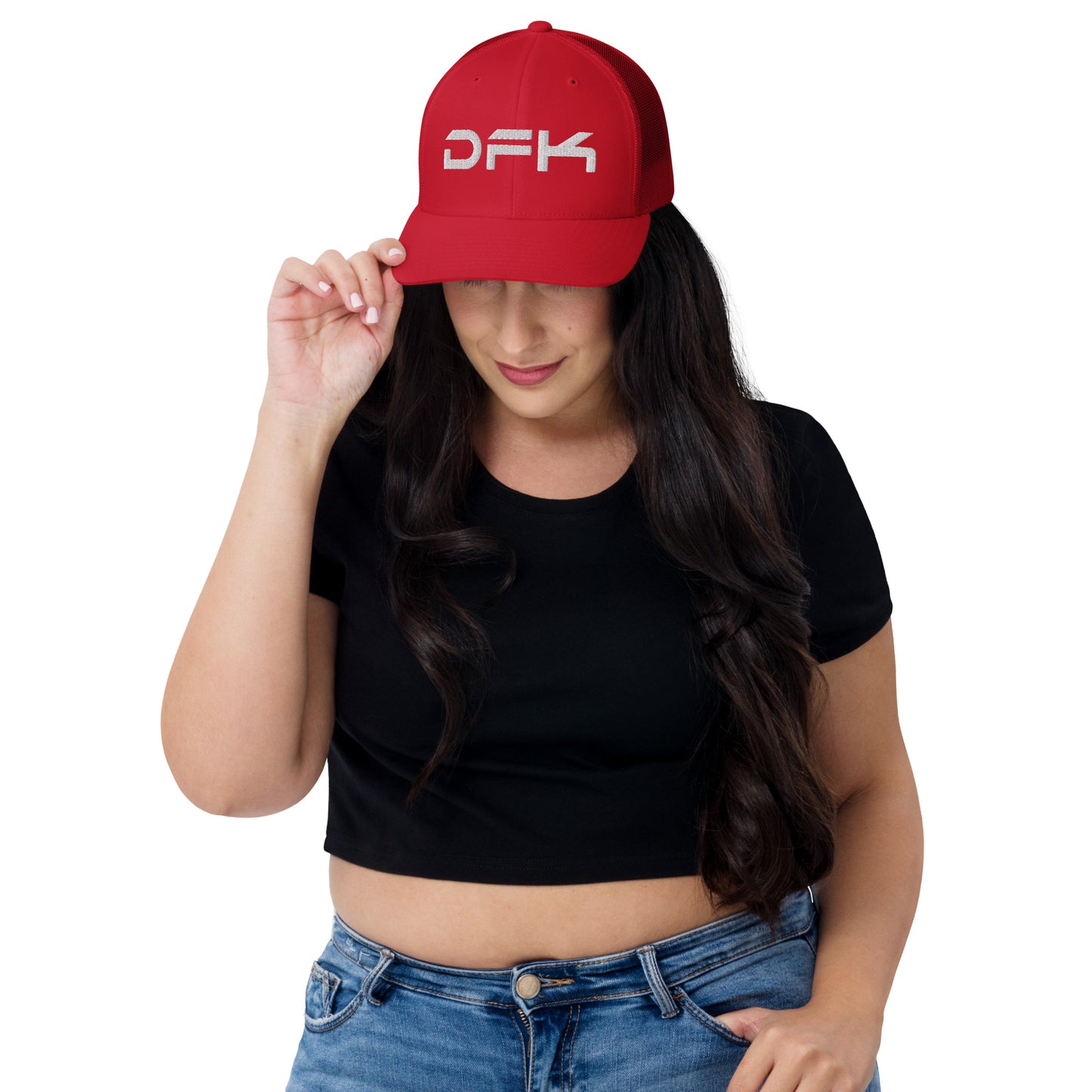 DFK  (Original)  Red Trucker Cap