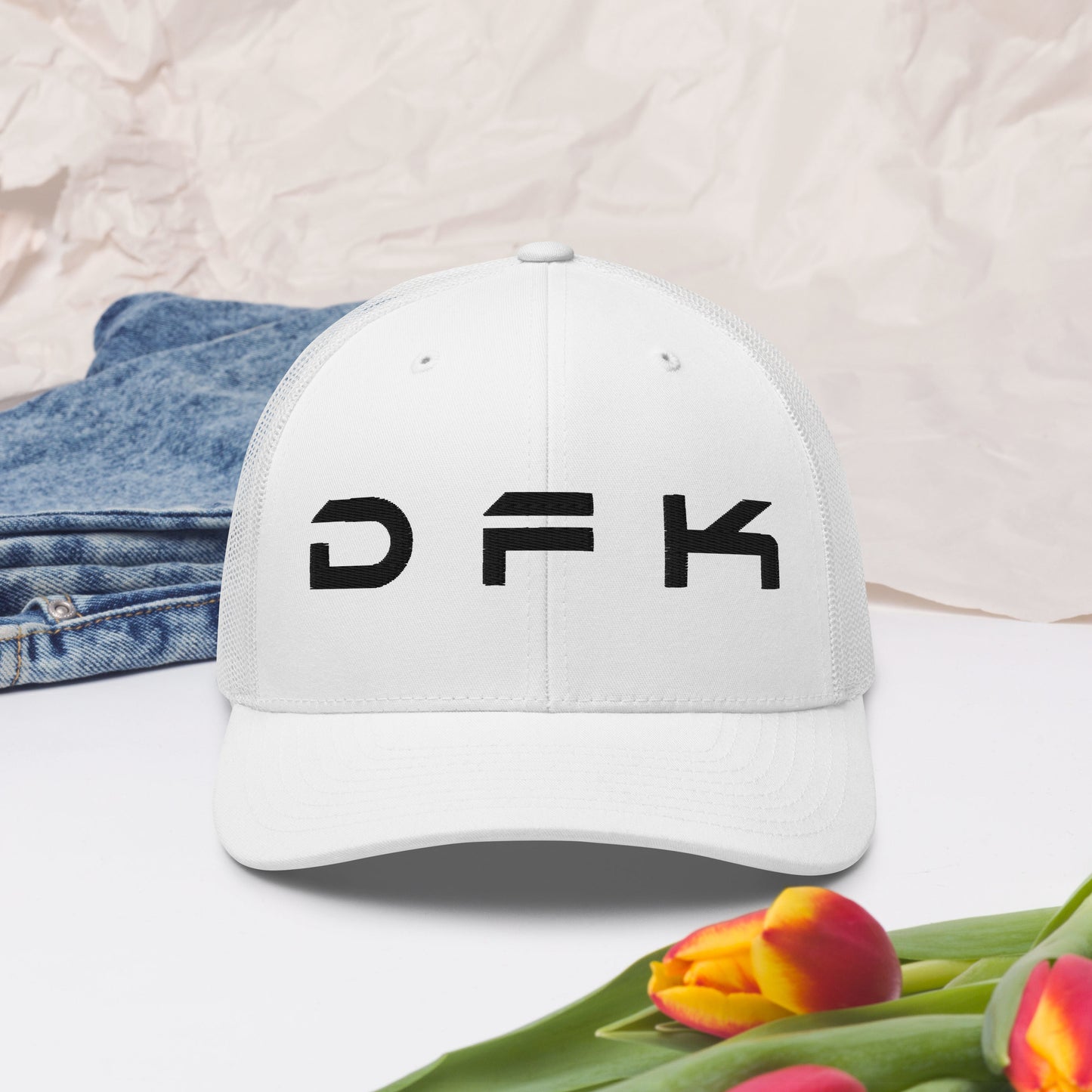 DFK (Original) Trucker Cap White