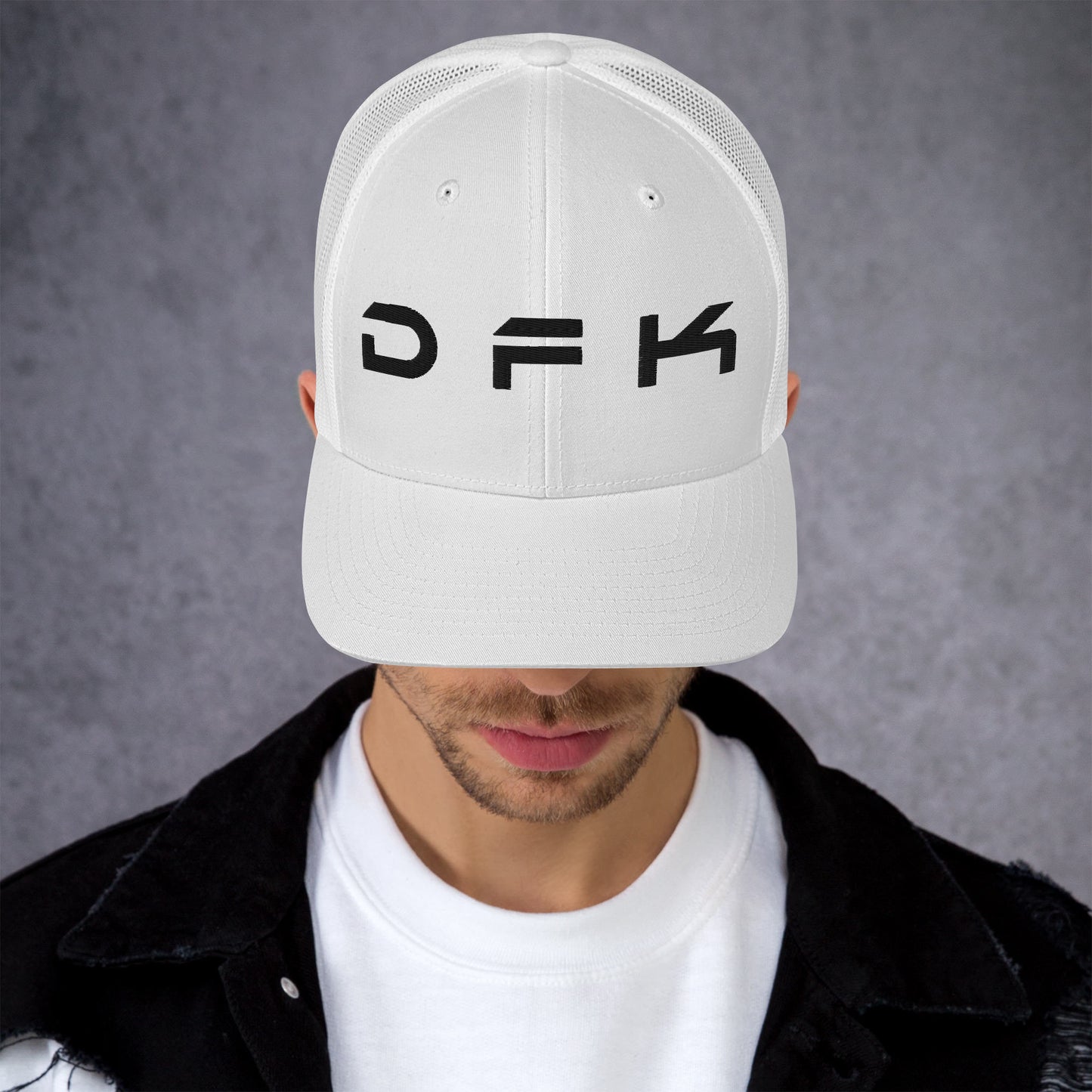 DFK (Original) Trucker Cap White