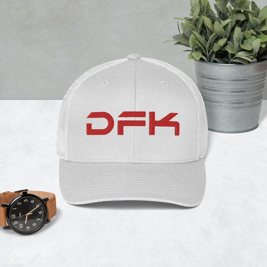 DFK  Trucker Cap White