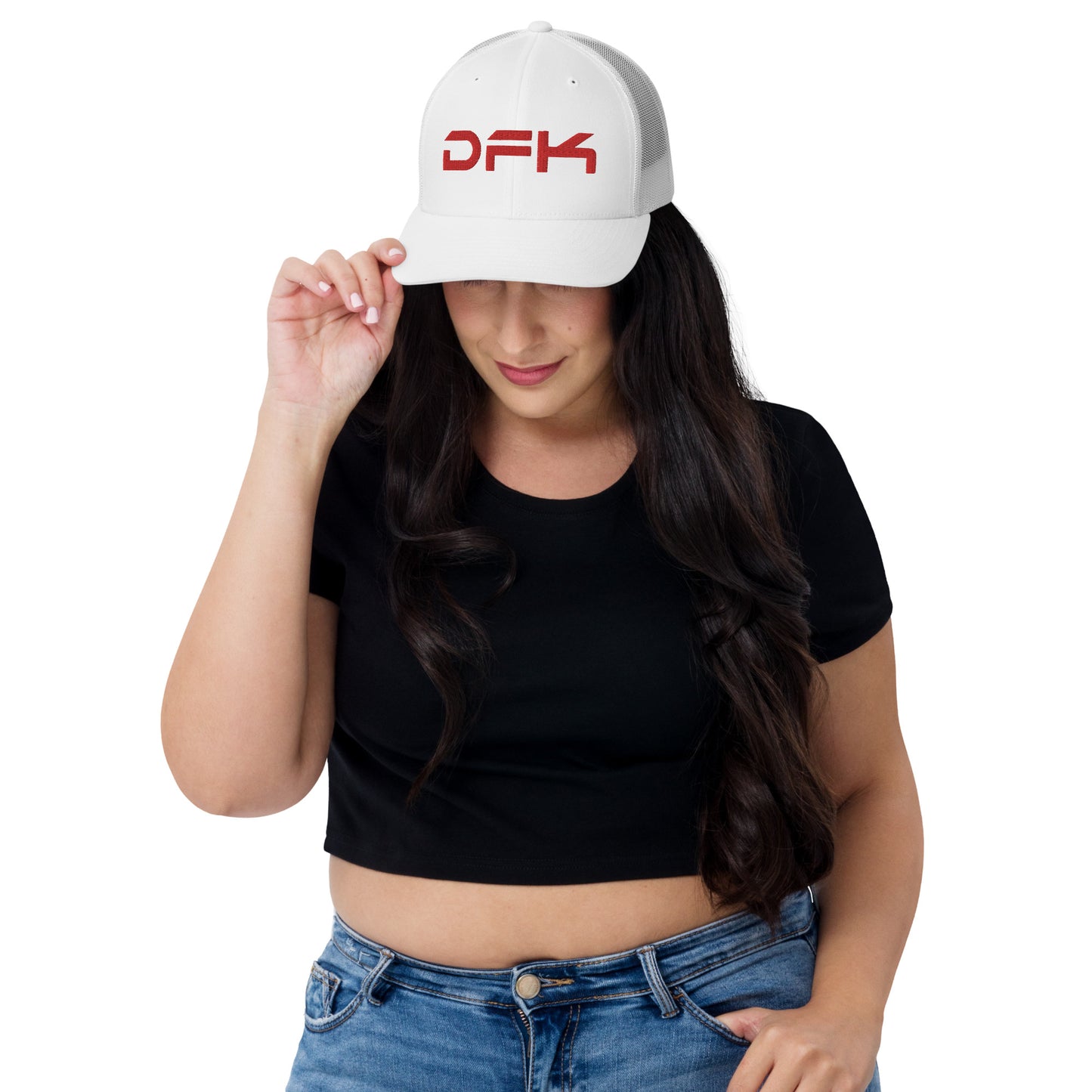 DFK  Trucker Cap White