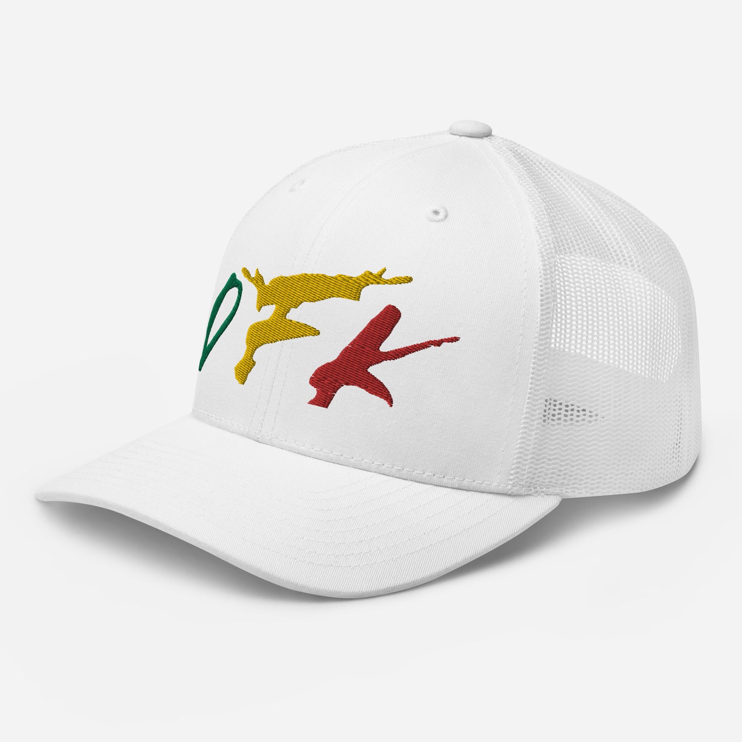 DFK (Rasta-Funk)  White Trucker Cap